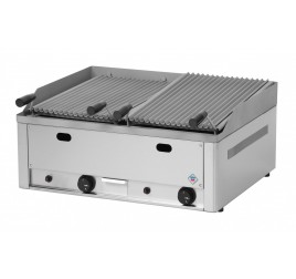 2 zónás RedFox asztali gázüzemű nagyteljesítményű lávaköves grill